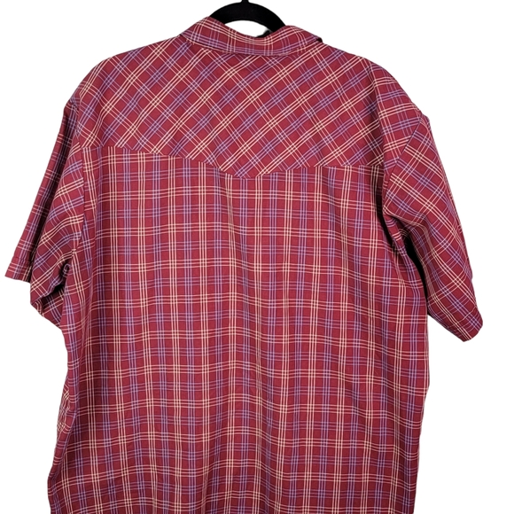 Plains Western Wear Vintage Cowboy Western Ranchwear Plaid Pearl Snap Shirt XL - Picture 8 of 11